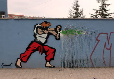 Graffiti Street Art in Turkey - Photo by STAK67 - turkey, Çankırı, Street (2013)