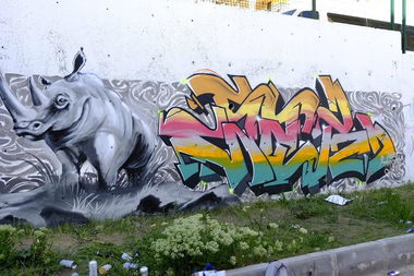 Graffiti Wall in Ankara - Photo by STAK67 - needmorecans, stak67, ankara (2016)