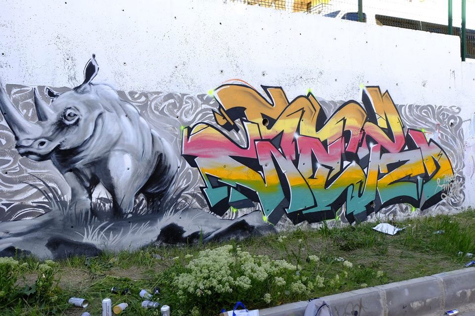 Graffiti Wall in Ankara - Photo by STAK67 - needmorecans, stak67, ankara (2016)