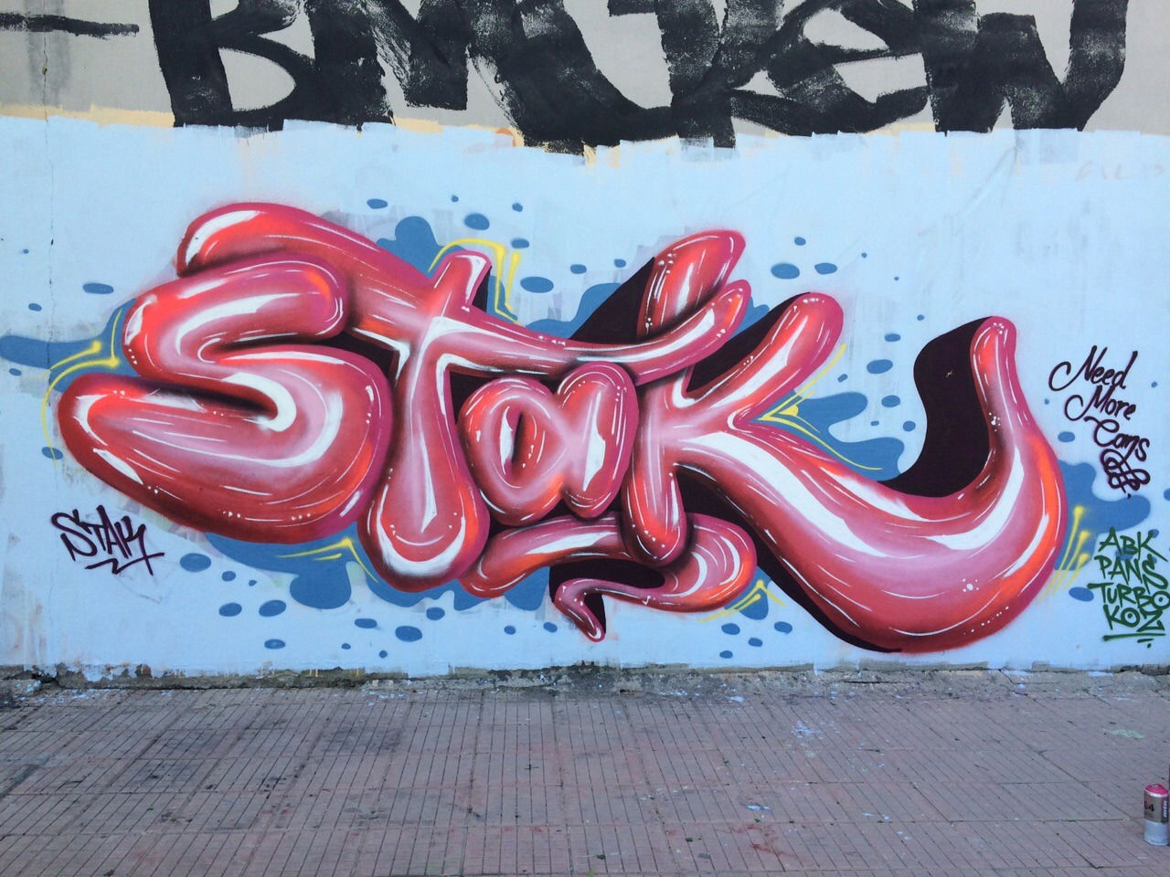 Graffiti Wall in Turkey - Photo by STAK67 - ankara, eryaman, ankara (2014)