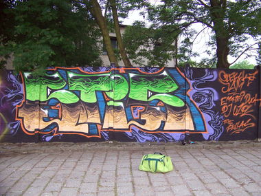 Graffiti Wall - Photo by STEES