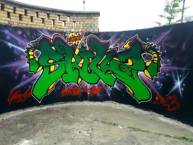 Graffiti Wall - Photo by STEES