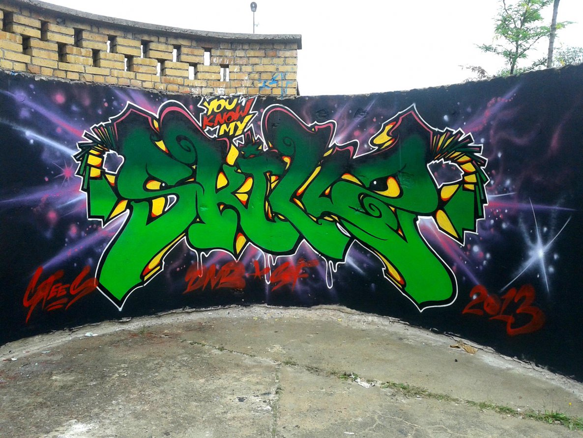 Graffiti Wall - Photo by STEES