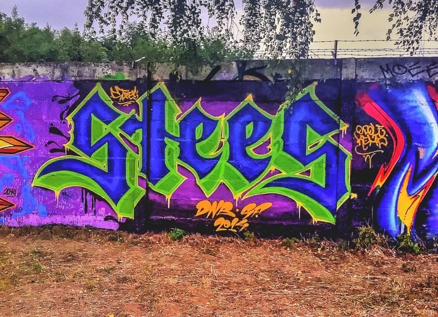Graffiti Wall in Hradec Kralove - Photo by STEES - hhk