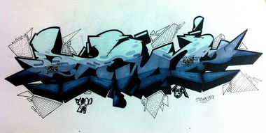 Graffiti Sketch - Photo by STEWN139 - STEWN139, TLC, CAN