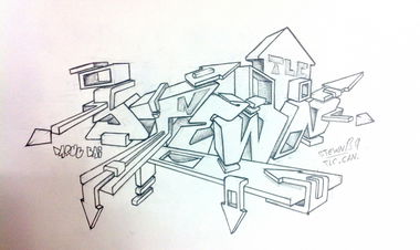 Graffiti Sketch - Photo by STEWN139 - STEWN139, TLC, CAN