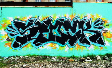 Graffiti Wall in Moscow - Photo by STOCK - STOCK, Line, Russia (2012)