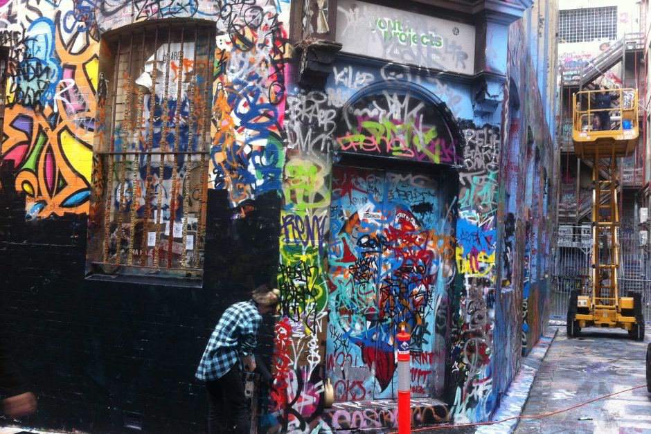 Graffiti Bombing - Photo by STR33TP1CS - melbourne, street