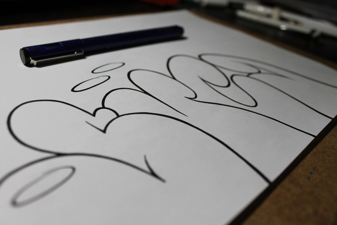 Graffiti Sketch in Istanbul - Photo by SUCA - şüca, graffiti, bunny (2017)