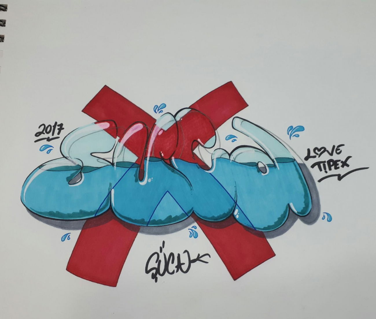 Graffiti Sketch - Photo by SUCA - şüca, graffiti, bunny (2017)