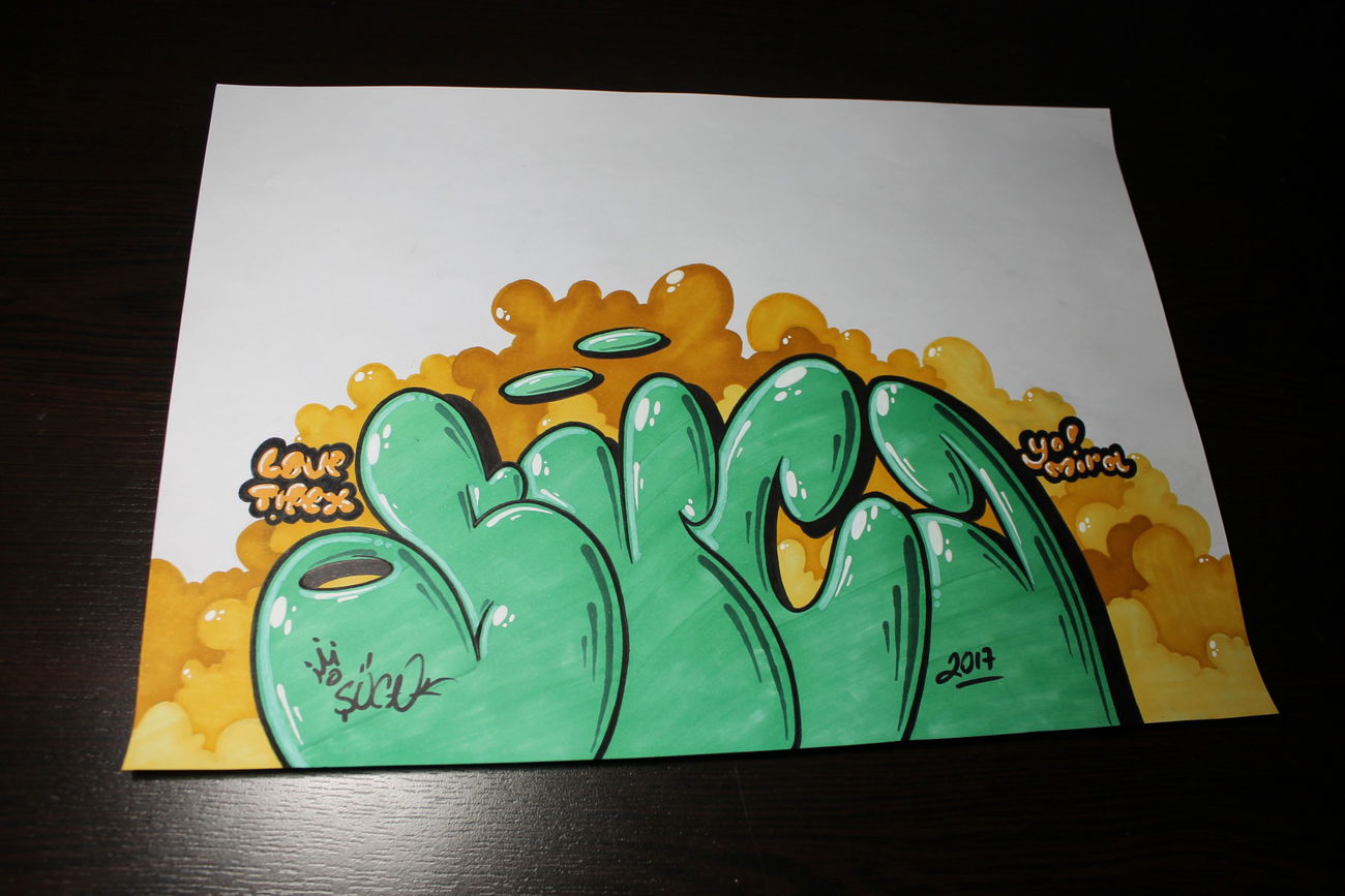 Graffiti Sketch - Photo by SUCA - şüca, graffiti, bunny (2017)