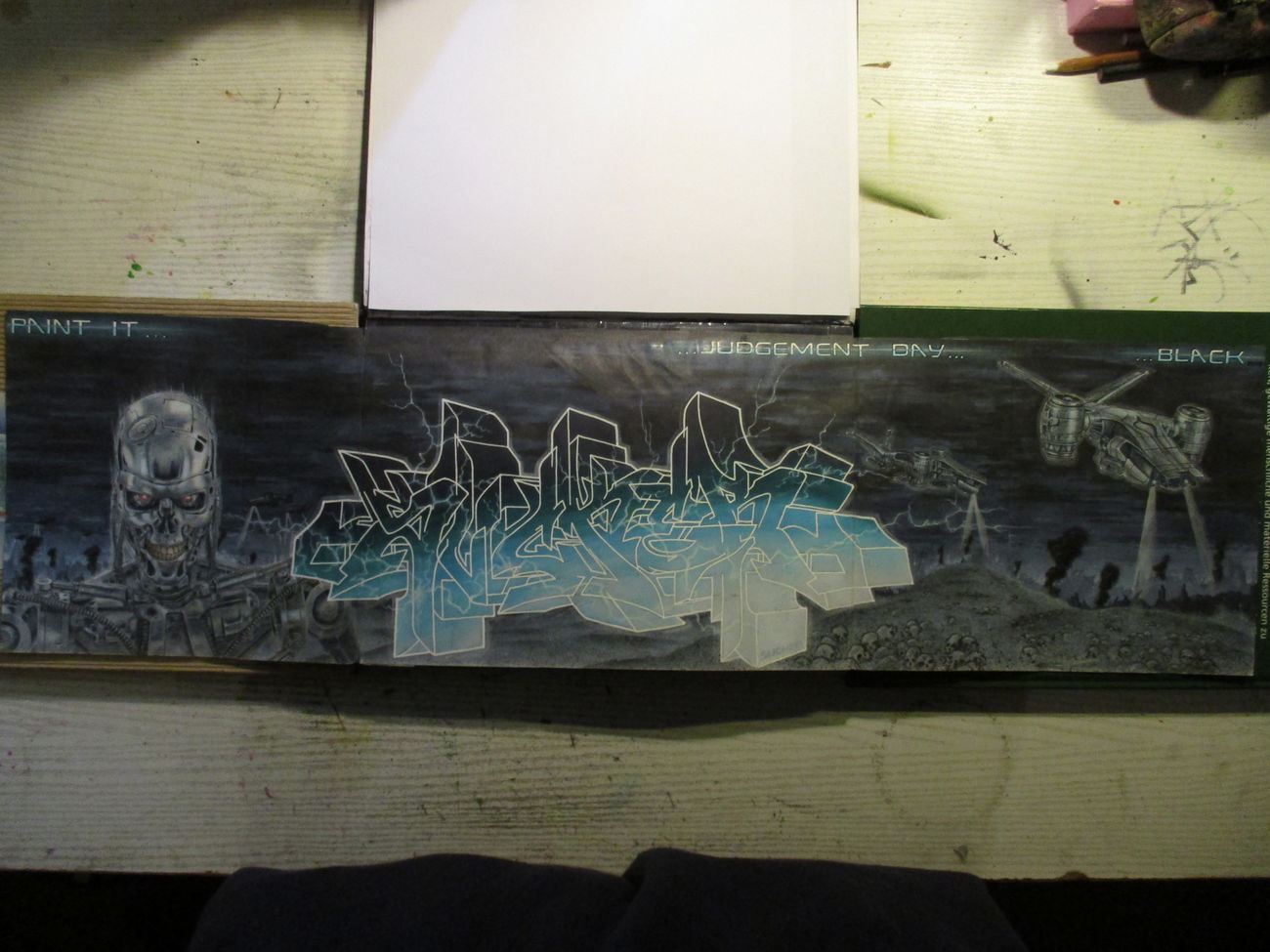 Graffiti Sketch - Photo by SUCKER - Sucker (2013)