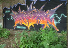 Graffiti Wall in Hamburg - Photo by SUCKER (2021)