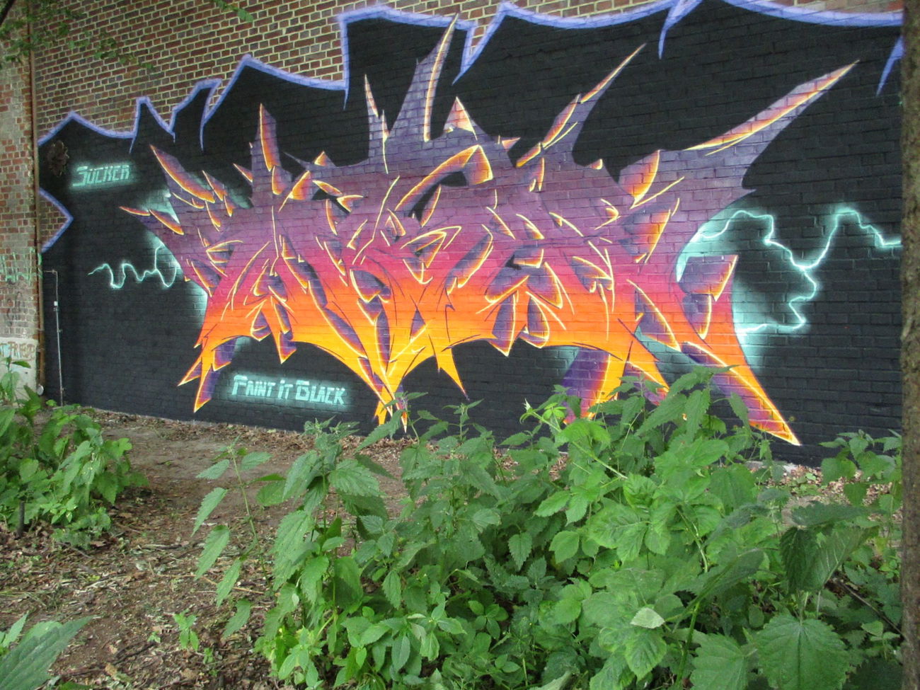 Graffiti Wall in Hamburg - Photo by SUCKER (2021)