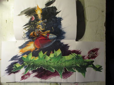 Graffiti Sketch - Photo by SUCKER - Sucker (2015)