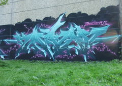 Graffiti Wall in Hamburg - Photo by SUCKER (2022)