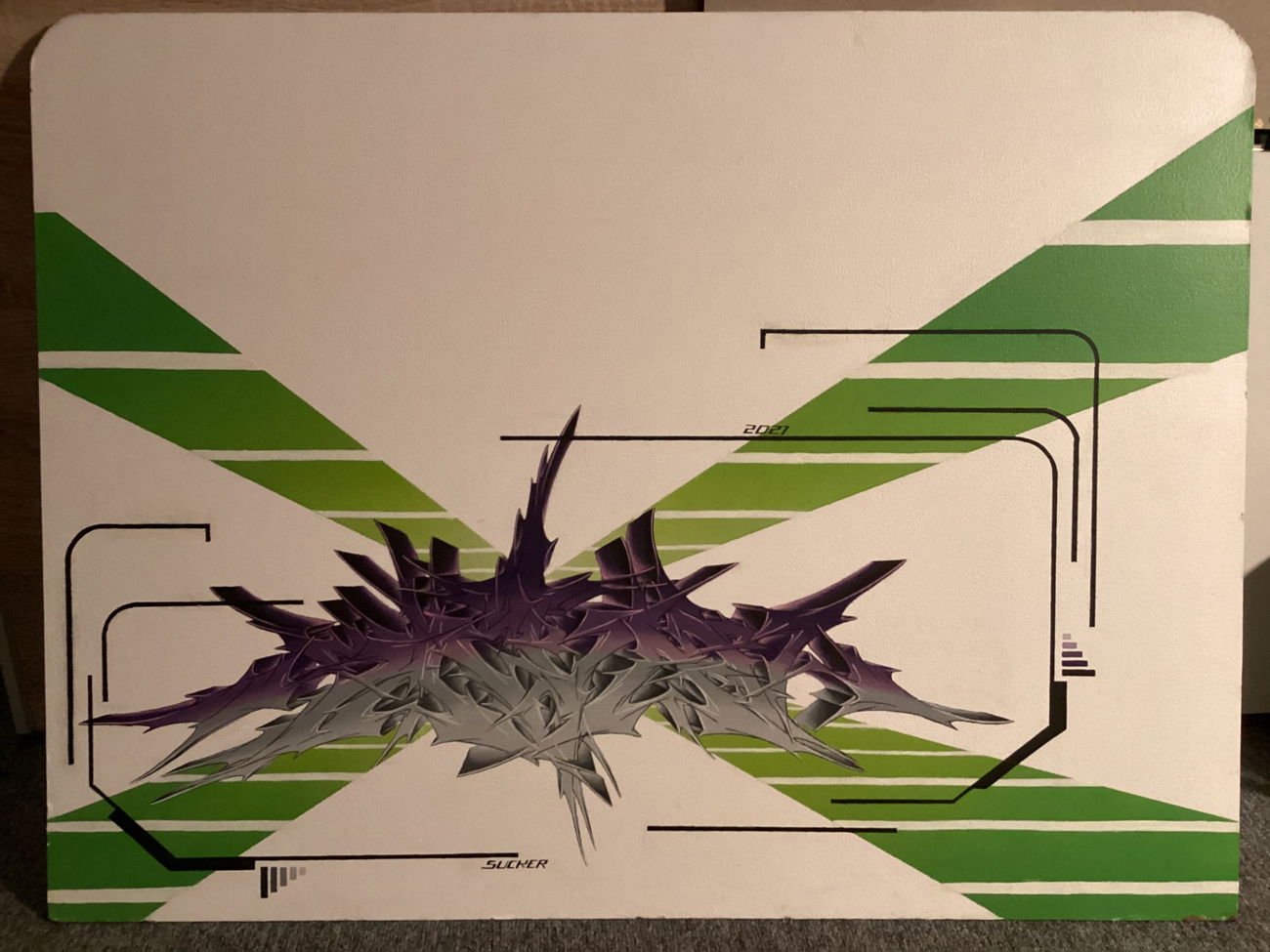 Graffiti Artwork - Photo by SUCKER (2021)