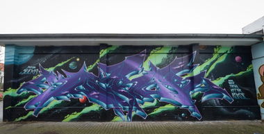 Graffiti Wall - Photo by SUCKER - Sucker, Arok, Rose (2016)