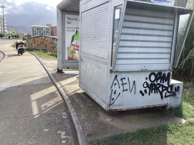 Graffiti Wall in Bar montenegro - Photo by SUCKER - Orm