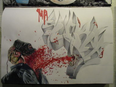 Graffiti Sketch - Photo by SUCKER - Sucker (2013)