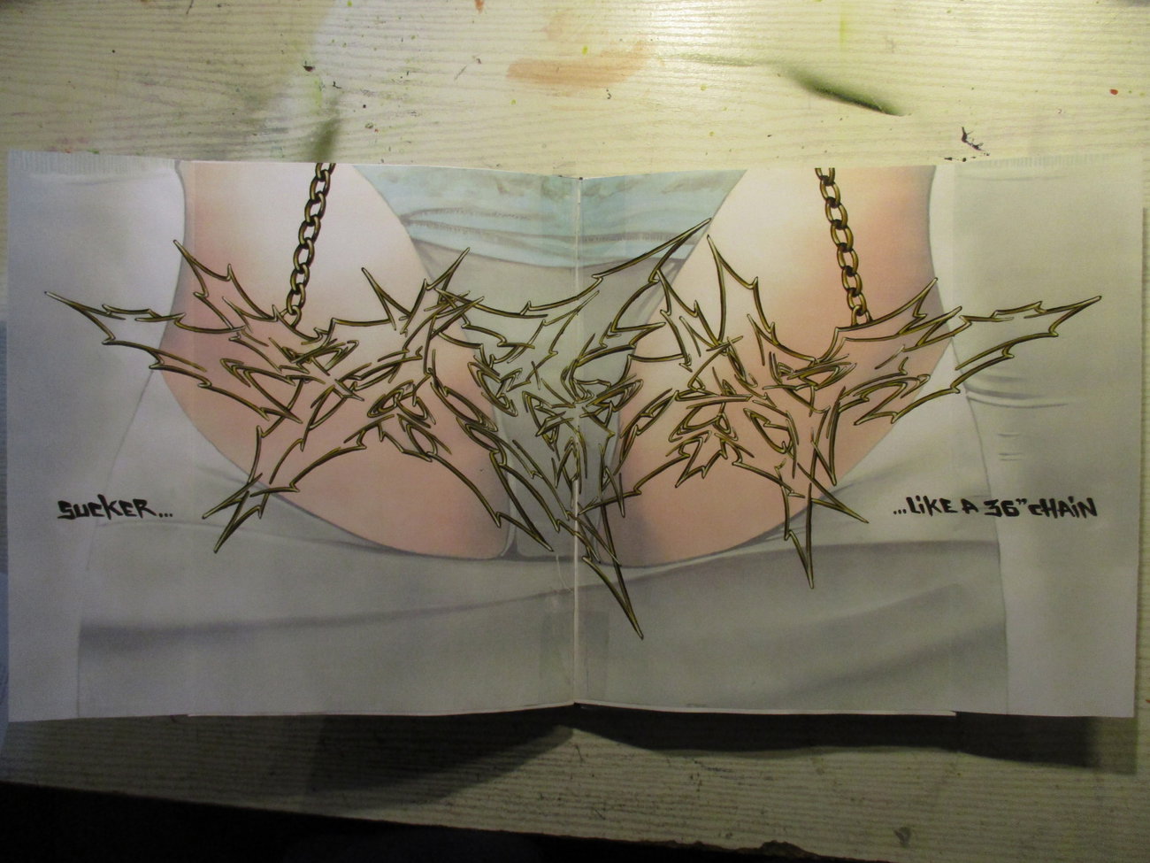 Graffiti Sketch - Photo by SUCKER - Sucker (2019)