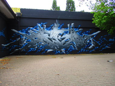 Graffiti Wall in Hamburg - Photo by SUCKER (2022)