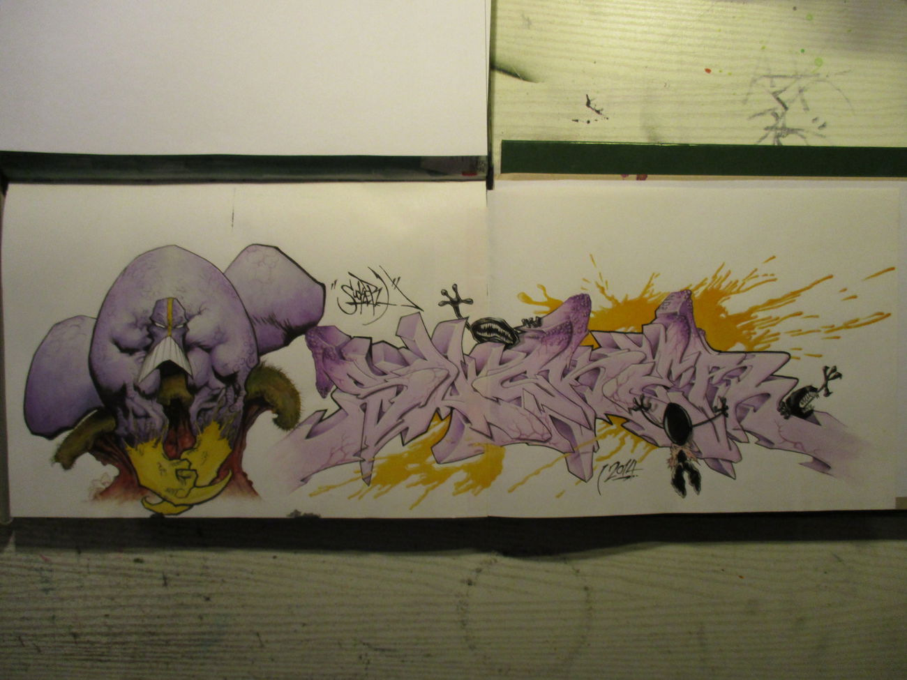 Graffiti Sketch - Photo by SUCKER - Sucker (2014)