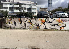 Graffiti Wall in Bar montenegro - Photo by SUCKER - Orm