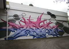 Graffiti Wall in Hamburg - Photo by SUCKER (2021)