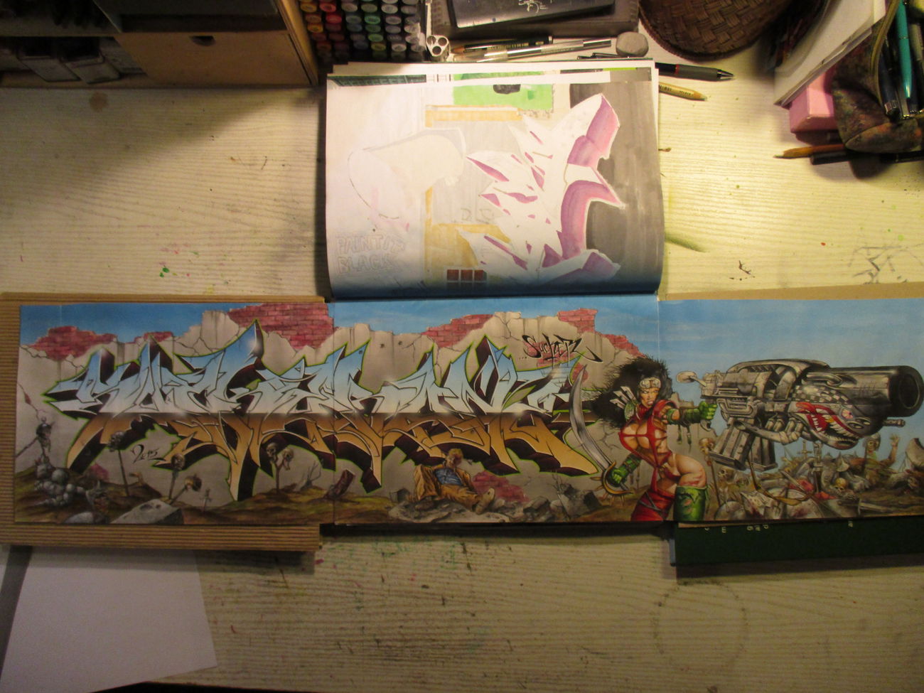 Graffiti Sketch - Photo by SUCKER - Sucker (2015)