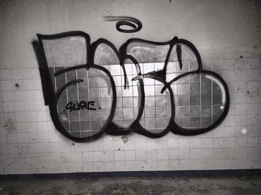 Graffiti Bombing - Photo by SUREONE