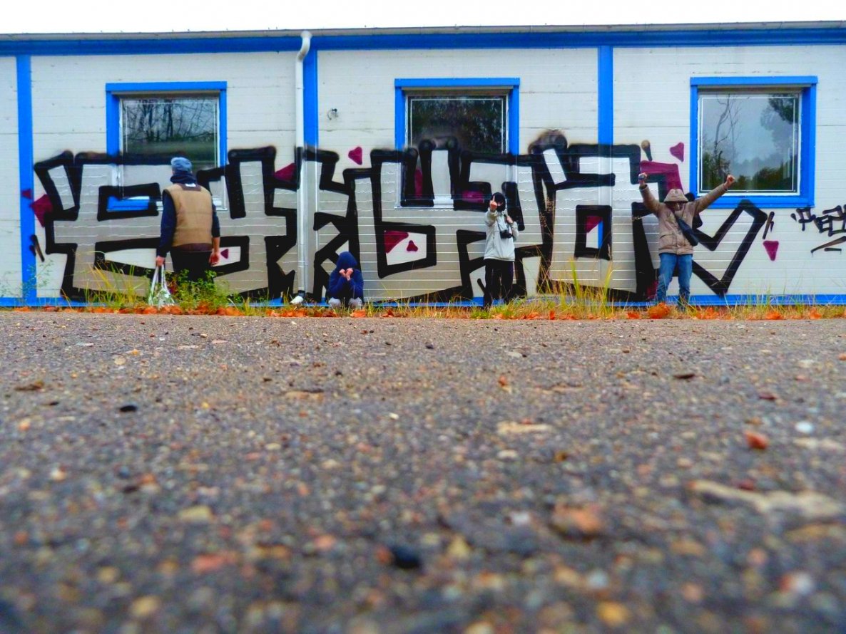 Graffiti Bombing in Smolensk - Photo by SYKER (2013)
