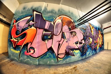 Graffiti Wall - Photo by Sabe91 - sabe, pako, m19 (2012)