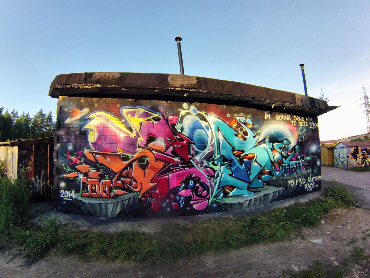 Graffiti Wall - Photo by Sabe91 - Seib, Seib91, kiev (2014)