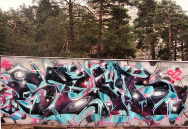 Graffiti Wall - Photo by Sabe91 - seib, m19, cosmo (2015)