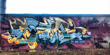 Graffiti Wall - Photo by Sabe91 - seib91, m19, seib (2014)
