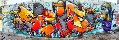 Graffiti Wall - Photo by Sabe91 - seib91, m19, seib (2014)