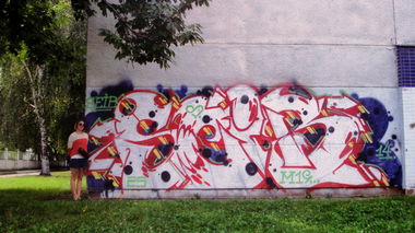 Graffiti Bombing - Photo by Sabe91 - seib91, m19, seib (2014)