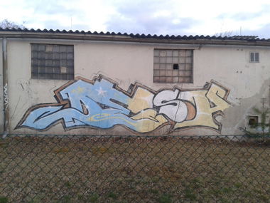 Graffiti Wall - Photo by Sabo - Desa, Deser, OBS (1994)