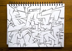 Graffiti Sketch in VALENCIA - Photo by Sackhaar - batman (2016)