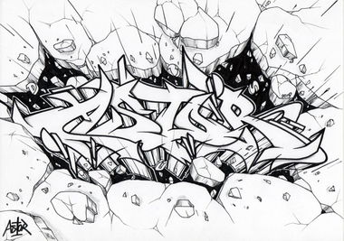 Graffiti Sketch in Stuttgart - Photo by SadeASV - Sade, ASV, 71 (2013)