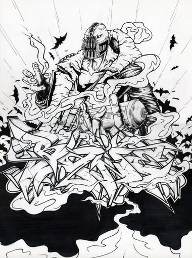 Graffiti Sketch in Stuttgart - Photo by SadeASV - Sade, ASV, 71 (2012)