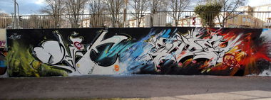 Graffiti Wall - Photo by SadeASV - Sade, Phixe21, ASV (2013)
