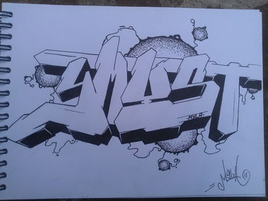 Graffiti Sketch - Photo by Saem