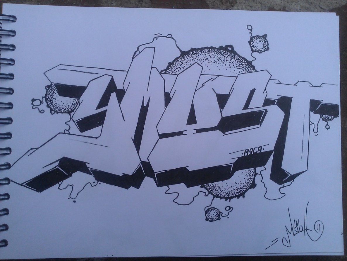 Graffiti Sketch - Photo by Saem