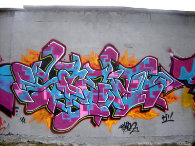 Graffiti Wall - Photo by SaenOne