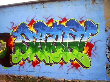 Graffiti Wall - Photo by SaenOne