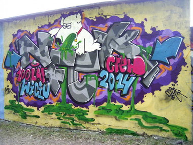 Graffiti Wall - Photo by SaenOne