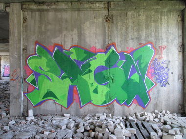 Graffiti Bombing in Cherkassy - Photo by Sage - Sage, KRM, Ukraine