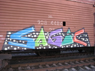 Graffiti Bombing - Photo by Sagiq (2014)